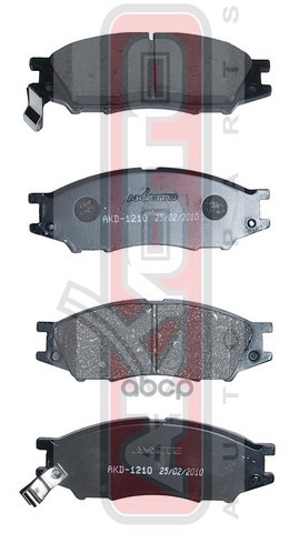 Колодки Тормозные Дисковые Перед AKYOTO арт. AKD1210