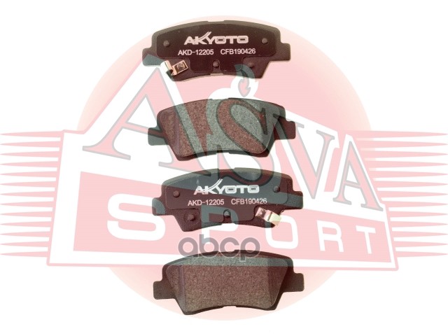 Колодки Тормозные Дисковые AKYOTO арт. AKD12205