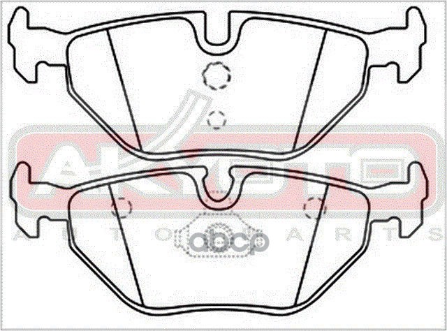 Колодки Тормозные Дисковые AKYOTO арт. AKD1231