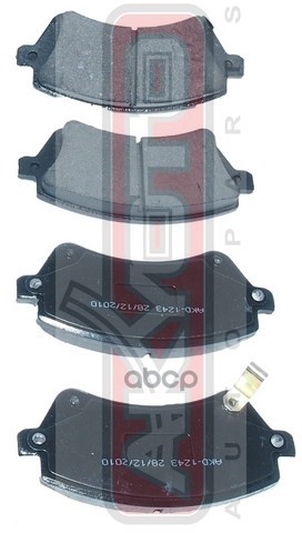 Колодки Тормозные Дисковые Перед AKYOTO арт. AKD1243