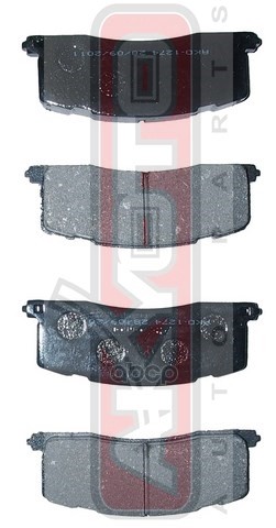 Колодки тормозные дисковые задние TOYOTA ESTIMA PREVIA (TCR204WD) 2.4 2.2 92-99 AKYOTO арт. akd-1274