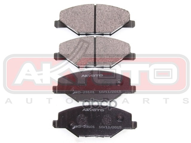 Колодки тормозные дисковые передние VOLKSWAGEN POLO SEDAN/FABIA AKYOTO арт. akd-23101
