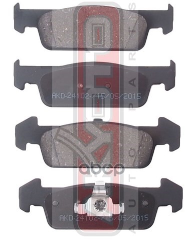 Колодки тормозные дисковые перед AKYOTO арт. AKD24102