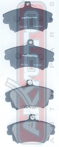 Колодки Тормозные Дисковые Перед AKYOTO арт. AKD3126