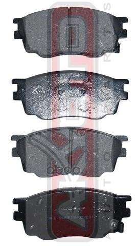 Колодки Тормозные Дисковые Перед AKYOTO арт. AKD5483