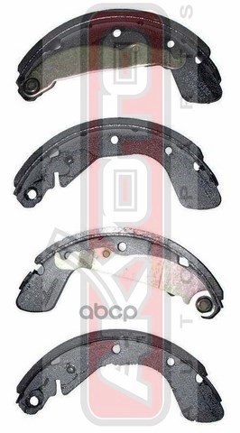 КОЛОДКИ ТОРМОЗНЫЕ БАРАБАННЫЕ ЗАДНИЕ AKYOTO арт. AKS0533