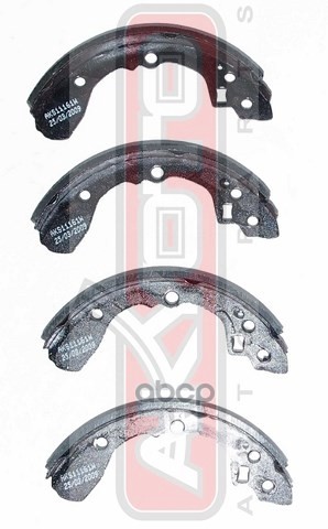 КОЛОДКИ ТОРМОЗНЫЕ БАРАБАННЫЕ ЗАДНИЕ AKYOTO арт. AKS11161