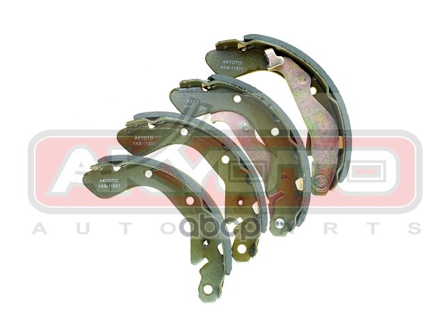 Колодки Тормозные Барабанные Задние (С Кронштейном Для Крепления Троса Ручного Тормоза) Chevrolet Ch AKYOTO арт. aks-11201