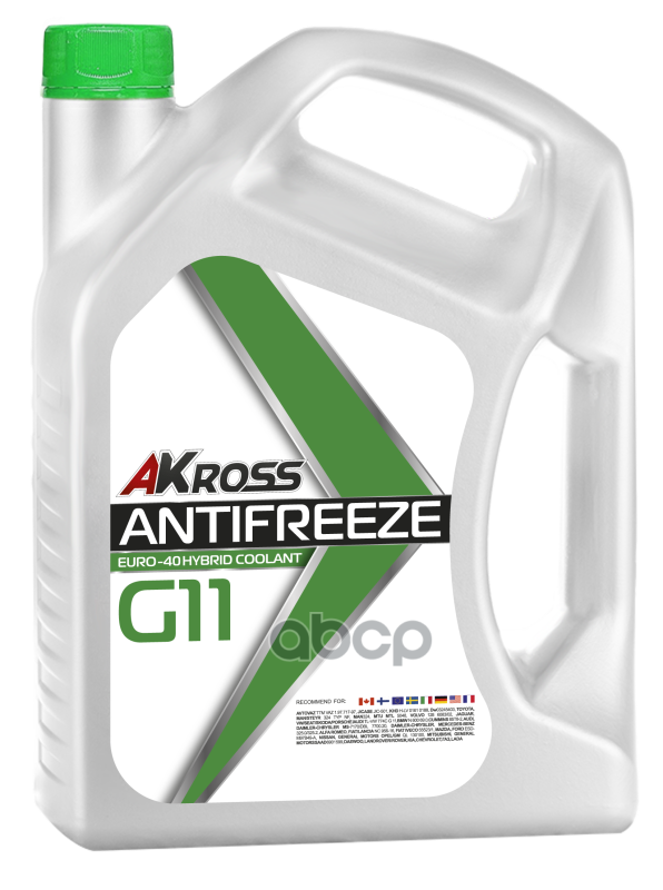 Антифриз Akross Euro G11 4 7 Кг AKross арт. aks0002g11