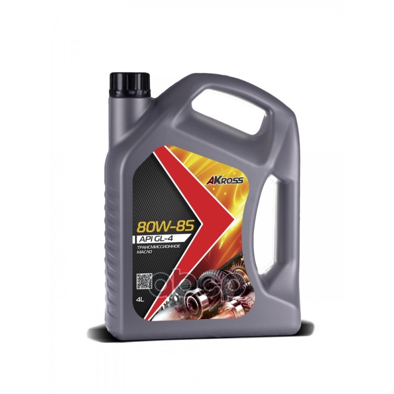 Трансмиссионное Масло Akross Tm-4 80W-85 Gl-4  4 Л AKross арт. aks0002tom