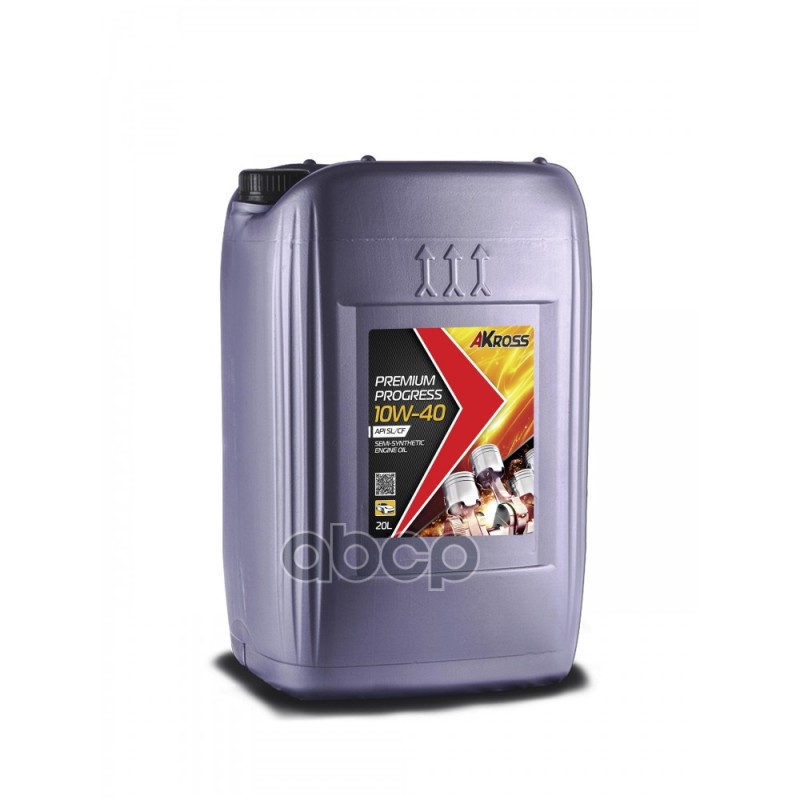 AKross Моторное масло AKross 10W-40 Premium Progress SL/CF 20 л (бензин)