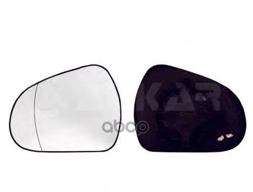 Полотно Зеркала Peugeot 308 07-15/207 06-15 Lh Асферическое С Обогревом ALKAR арт. 6431284