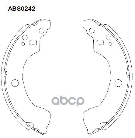 Колодки Тормозные Барабанные | Зад | ALLIED NIPPON арт. ABS0242