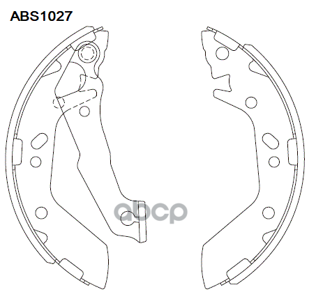 Колодки  торм. барабан. задние Hyundai Accent I 94-00  II 00-05 ALLIED NIPPON арт. abs1027