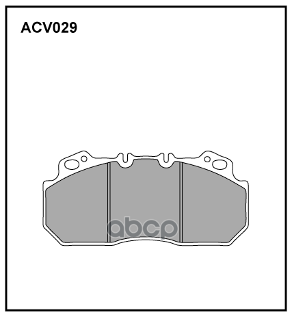 Колодки Тормозные Дисковые Wva (29090) Hcv ALLIED NIPPON арт. ACV029KHD