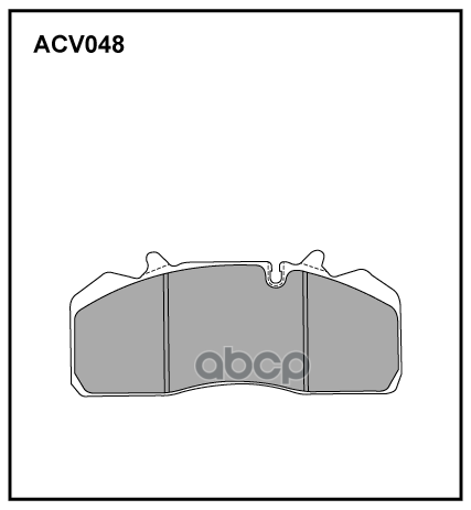Колодки Тормозные Дисковые Wva (29126 29159 29284 ) Hcv ALLIED NIPPON арт. ACV048KHD