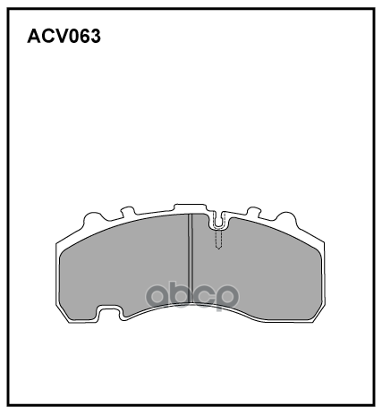 Колодки Тормозные Дисковые Wva (29167) Hcv ALLIED NIPPON арт. ACV063K