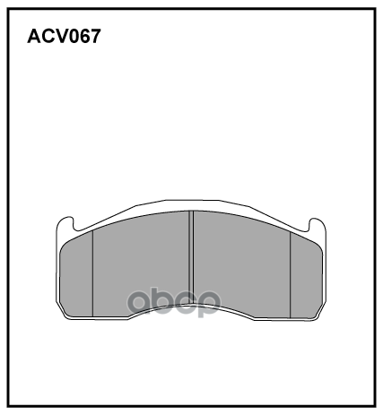 Колодки Тормозные Дисковые Wva (29151) Hcv ALLIED NIPPON арт. ACV067K