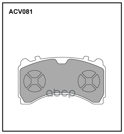 Колодки Тормозные Дисковые Wva (29244) Hcv ALLIED NIPPON арт. ACV081KHD
