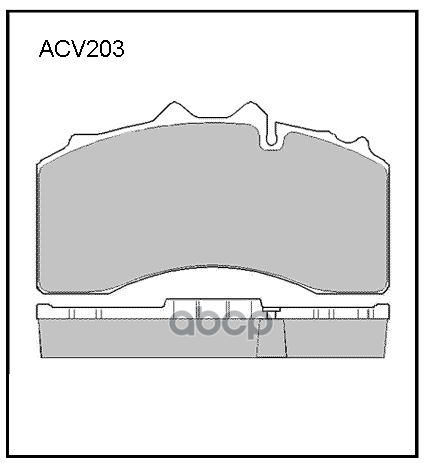 Колодки Тормозные Дисковые Wva (29228) Hcv ALLIED NIPPON арт. ACV203K