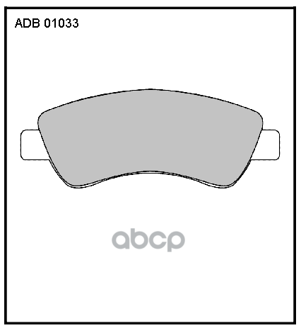 Колодки тормозные передние Peugeot Partner 96-15 / Peugeot 1007 05-> / Peugeot 2008  206  207  208 ALLIED NIPPON арт. adb01033