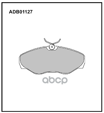 Колодки торм. передние NISSAN OPEL RENAULT ALLIED NIPPON арт. adb01127