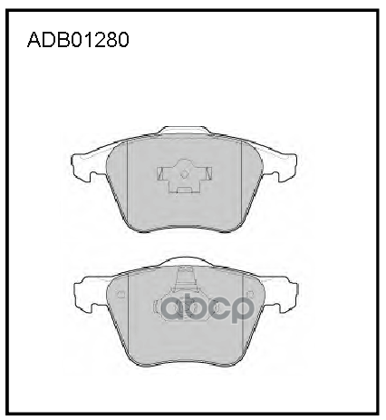 Колодки торм. передние VOLVO XC 90 10/02-> ALLIED NIPPON арт. adb01280