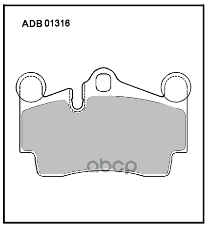Колодки тормозные задние VW Touareg 02-10  10-18 / Porsche Cayenne 02-10 / Audi Q7 06-15 ALLIED NIPPON арт. adb01316