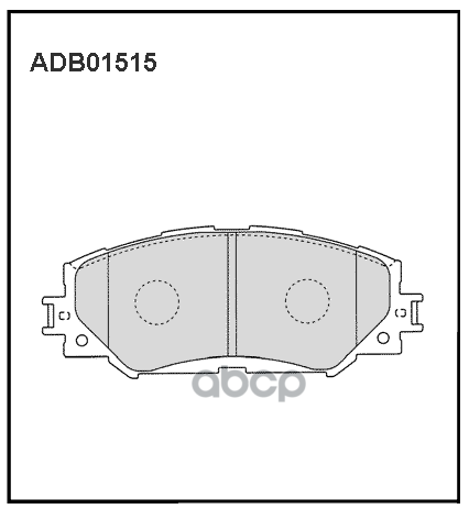 Колодки передние TOYOTA Auris 07>/Corolla 06> ALLIED NIPPON ADB 01515 ALLIED NIPPON арт. ADB 01515
