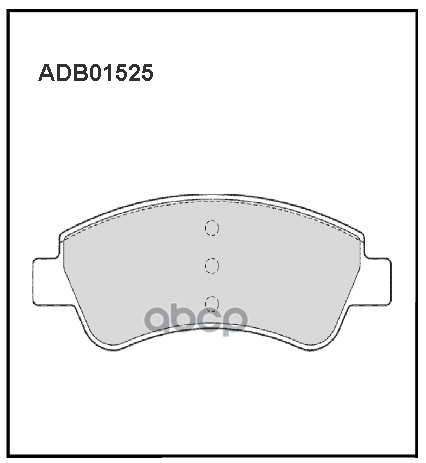 Колодки Тормозные Дисковые | Перед | ALLIED NIPPON арт. ADB01525