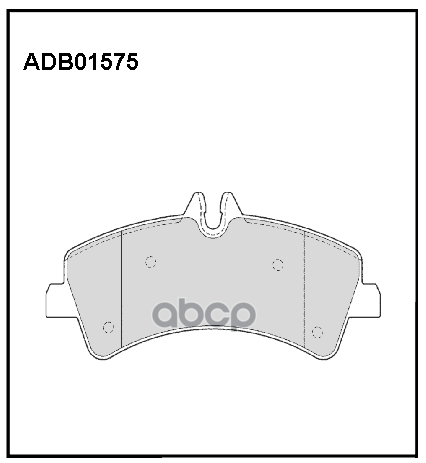 Колодки Тормозные Дисковые | Перед | ALLIED NIPPON арт. ADB01575