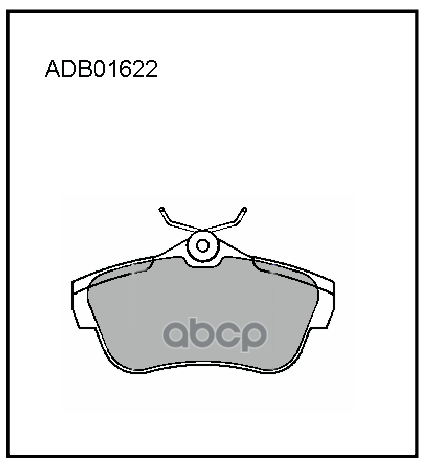Колодки Тормозные Дисковые | Зад | ALLIED NIPPON арт. ADB01622