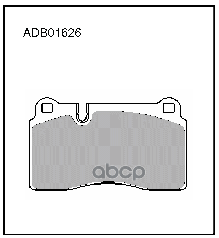 Колодки передние PORSCHE Cayenne/VW Touareg ALLIED NIPPON ADB 01626 ALLIED NIPPON арт. ADB 01626