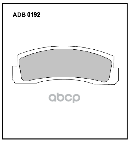 Колодки торм. передние LADA NIVA 1.7 4x4 NADESCHDA (2120) 9706 NIVA II (2123) 02 ALLIED NIPPON арт. adb0192hd