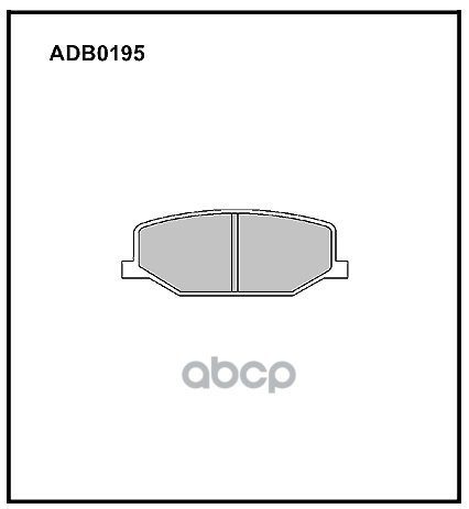 Колодки Тормозные Дисковые | Перед | ALLIED NIPPON арт. ADB0195