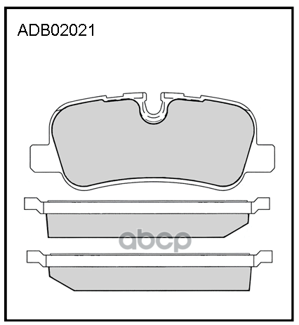 Колодки Тормозные Дисковые | Зад | ALLIED NIPPON арт. ADB02021