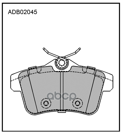 Колодки торм. задние CITROEN C4 DS4 DS5 3008 5008 RCZ  11/09-  C4 II (B7)  11/09 - C4 II седан (ND_ ALLIED NIPPON арт. adb02045