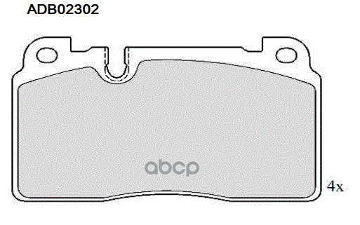 Колодки торм. передние AUDI A6 14-> ALLIED NIPPON арт. adb02302