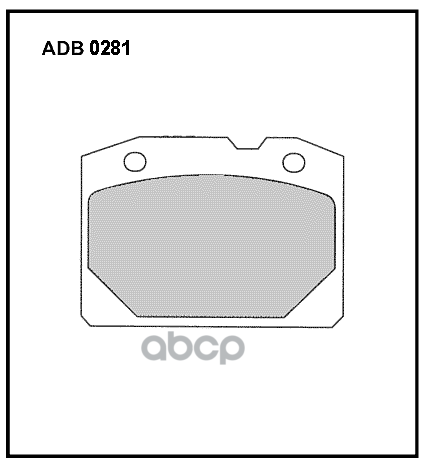 Колодки Торм. Передние Lada Fiat Ваз 2101-2107 ALLIED NIPPON арт. adb0281hd
