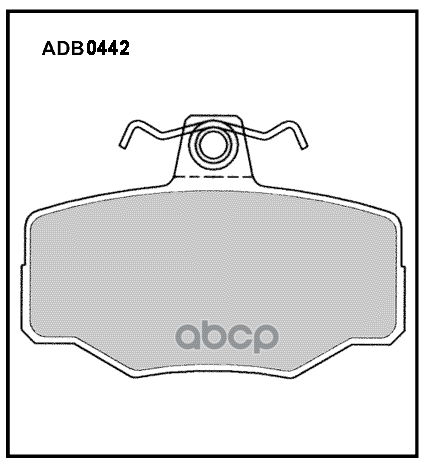 Колодки Тормозные Дисковые | Зад | ALLIED NIPPON арт. ADB0442