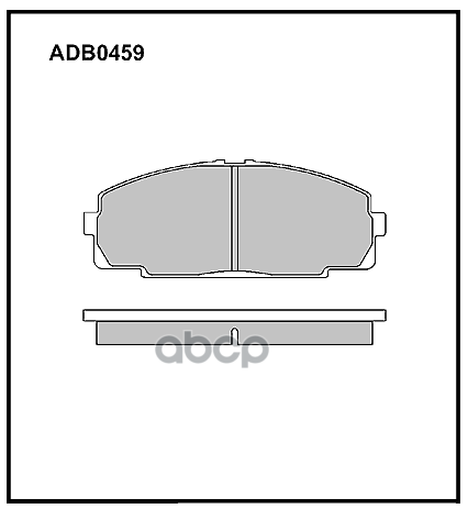 Колодки тормозные передние Toyota Hi-Ace III  IV  V ALLIED NIPPON арт. adb0459