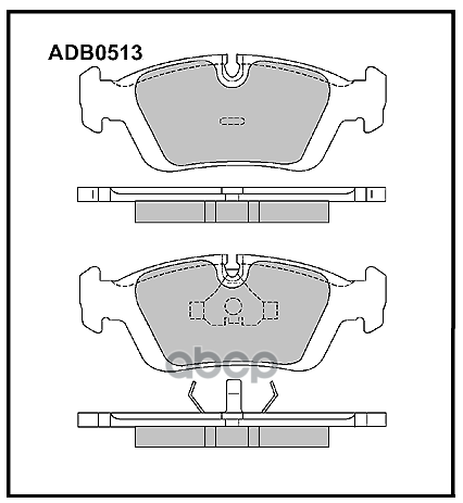 Колодки передние BMW E36/46 ALLIED NIPPON ADB 0513 ALLIED NIPPON арт. ADB 0513