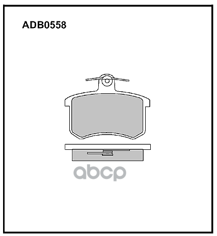 Колодки тормозные задние Audi A4  A6  A8 90-> ALLIED NIPPON арт. adb0558