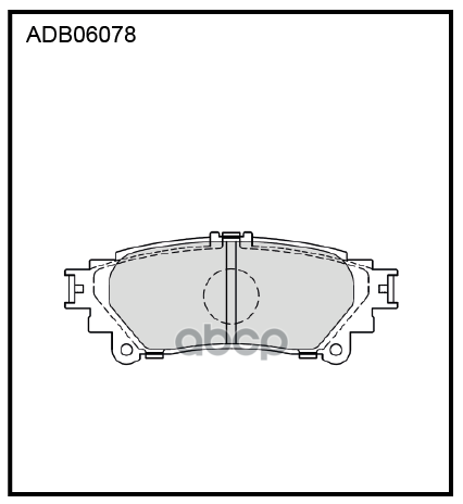 Колодки тормозные задние Toyota Highlander 14-> / Lexus RX 08-15  GS  IS 13-> ALLIED NIPPON арт. adb06078