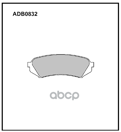 Колодки торм. задние TOYOTA Land Cruiser 100 (98-07) LEXUS LX470 (98-07) ALLIED NIPPON арт. adb0832