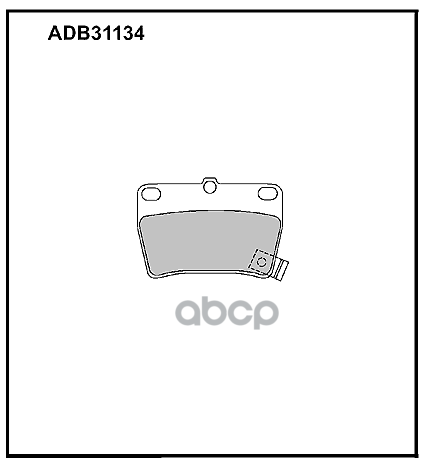 Колодки Тормозные Дисковые | Зад | ALLIED NIPPON арт. ADB31134