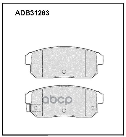 Колодки Тормозные Дисковые | Зад | ALLIED NIPPON арт. ADB31283