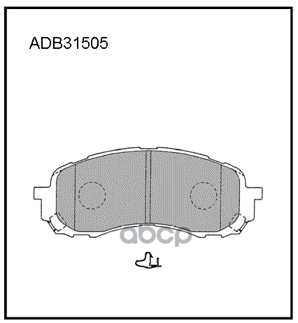 Колодки Тормозные Дисковые | Перед | ALLIED NIPPON арт. ADB31505