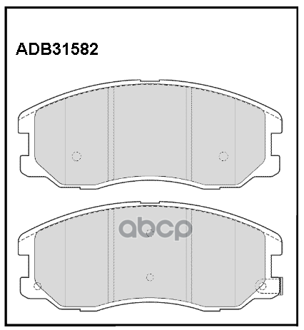 Колодки торм. передние chevrolet opel vauxhall captiva (c100  c140) 2011 -  antara (l07) 2006 - ALLIED NIPPON арт. adb31582