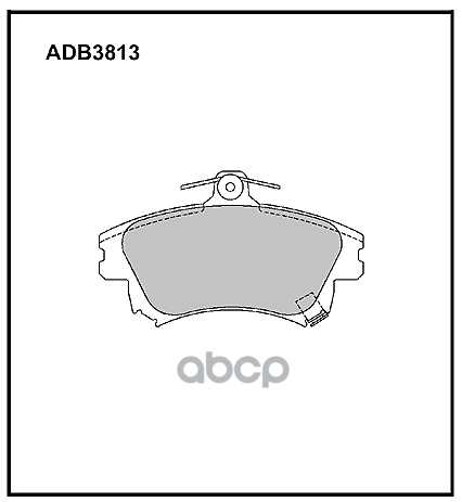Колодки торм. передние mitsubishi carisma  volvo s40/v40 1.6-2.0/1.9td 96> ALLIED NIPPON арт. adb3813